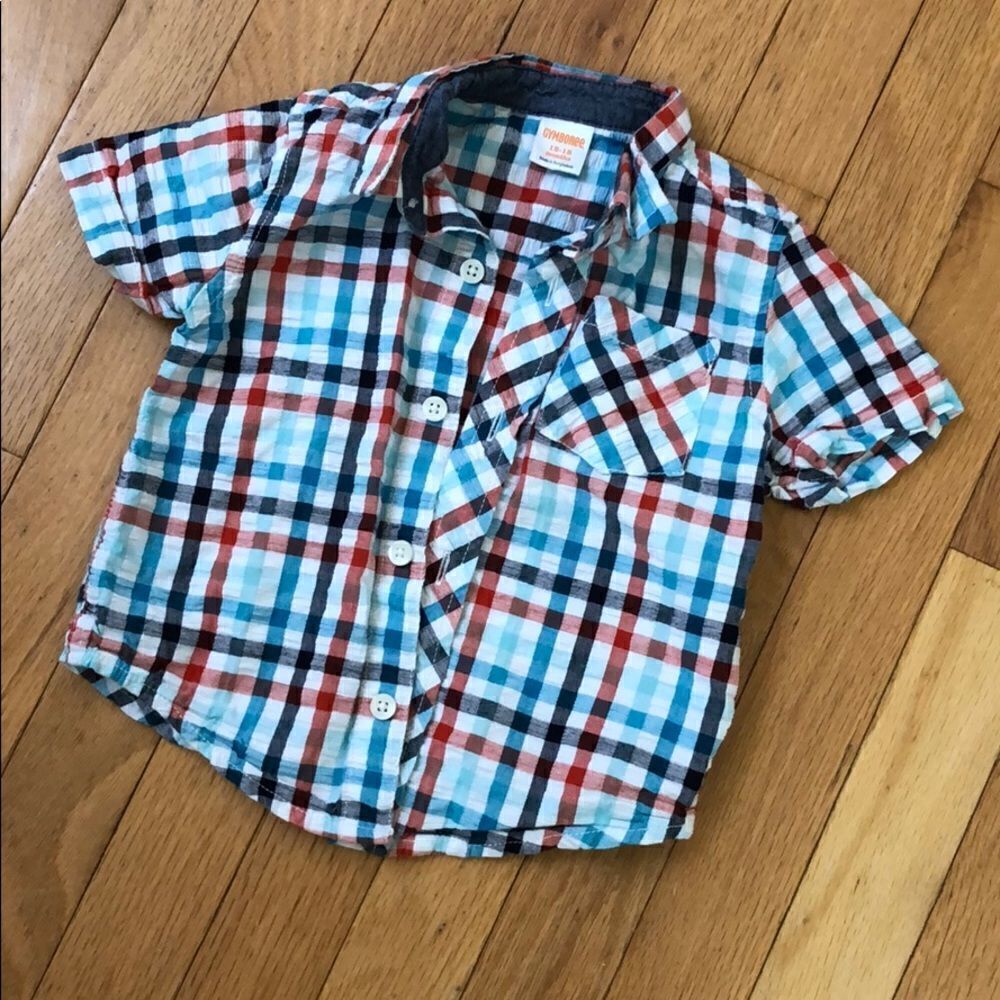 🎉 HP 🎉 🇺🇸 USA ! short sleeve button down 🇺🇸